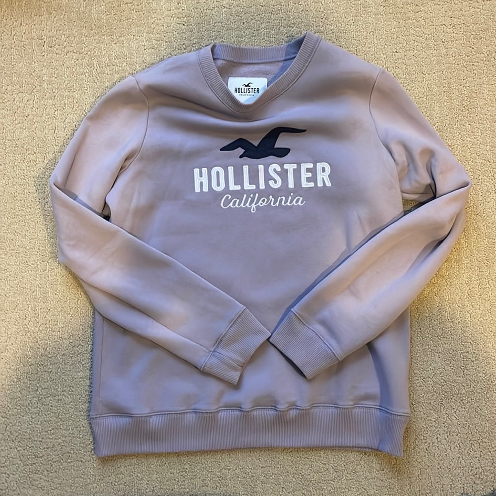 Hollister purple sweatshirt.